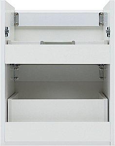 Тумба с раковиной Aquanet Эмбер 330463 50 белый матовый для ванной в интернет-магазине Sanbest