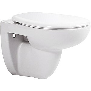 Унитаз подвесной Aquatek Каир AQ1170-00 белый, с крышкой микролифт, безободковый купить в интернет-магазине Sanbest