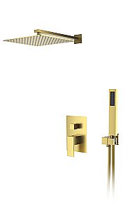 Душевая система D&K Bayern.Liszt DA1515707A04 золото матовое купить в интернет-магазине сантехники Sanbest