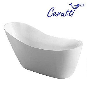 Ванна акриловая CeruttiSpa GLORIA 170x75 белая купить в интернет-магазине Sanbest