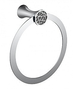 Полотенцедержатель CeramaLux Virginia 94306A хром купить в интернет-магазине сантехники Sanbest