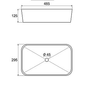 Раковина Elghansa 48,5 EG4120-109 белая с декором купить в интернет-магазине Sanbest