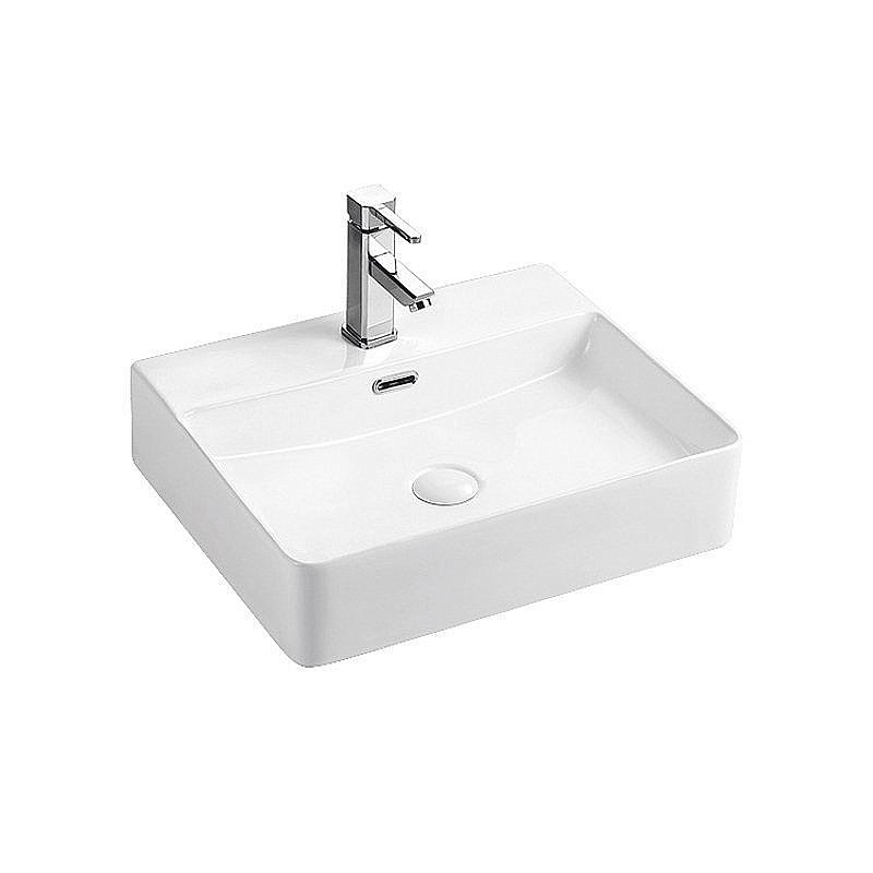 Раковина накладная Azario 50 AZ2173s белая купить в интернет-магазине Sanbest