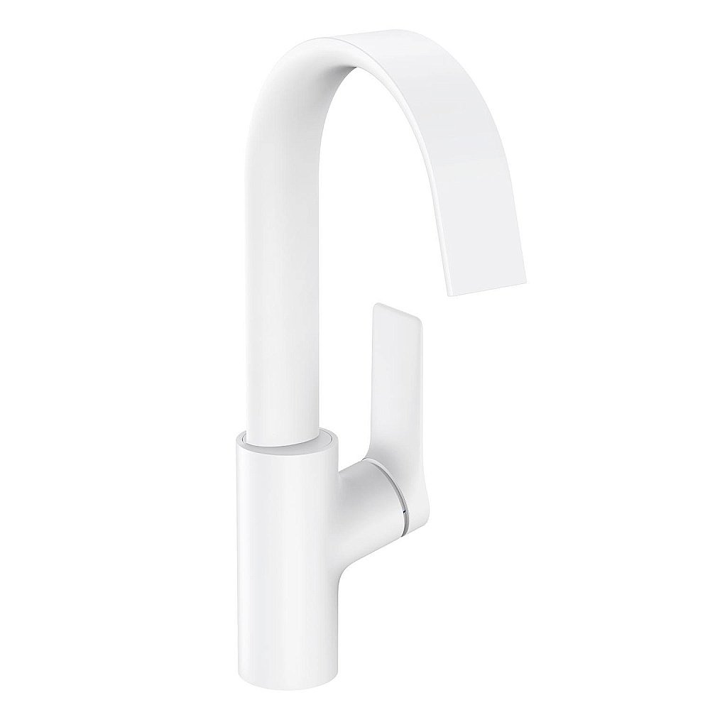 Смеситель для раковины Hansgrohe Vivenis 75032700 белый матовый купить в интернет-магазине сантехники Sanbest