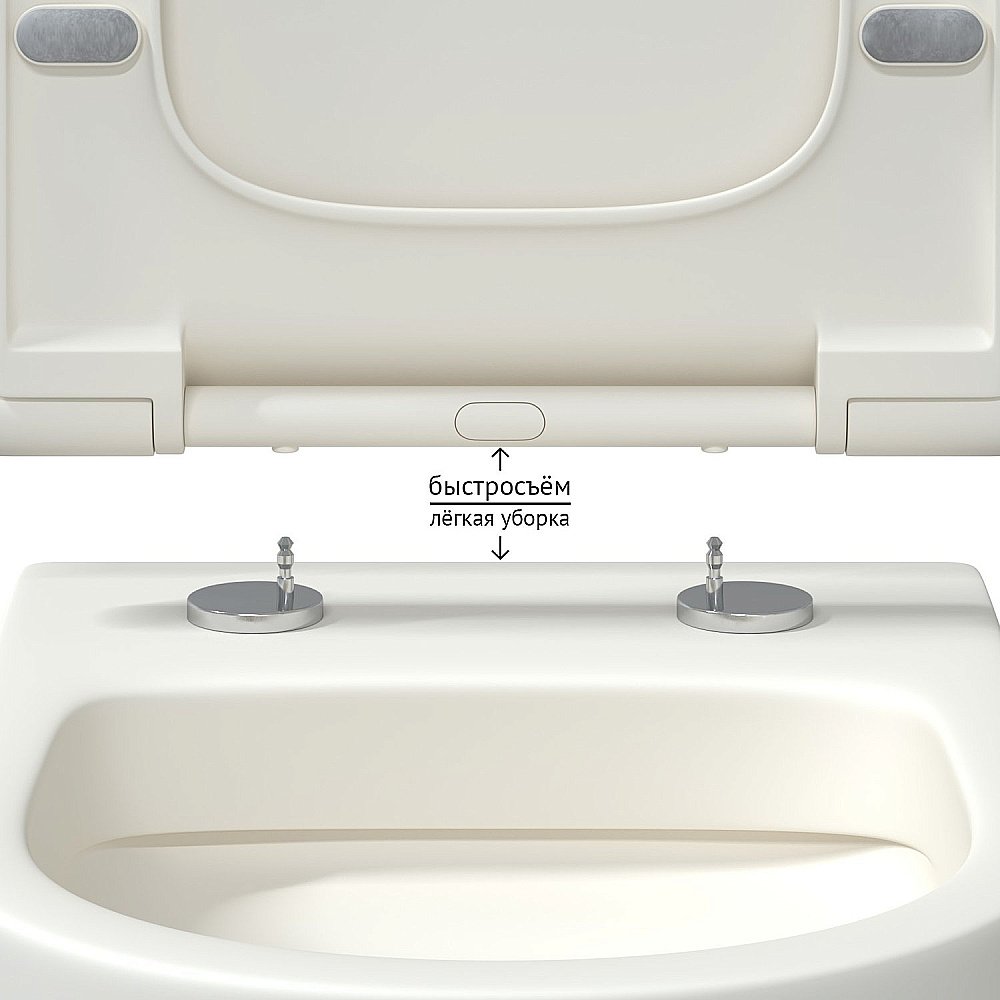 Унитаз подвесной Berges EGO XL Rimless 82228 белый матовый купить в интернет-магазине Sanbest