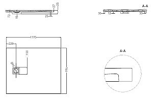 Душевой поддон Salini Oasi 120325MF S-Stone 120x100 матовый купить в интернет-магазине Sanbest