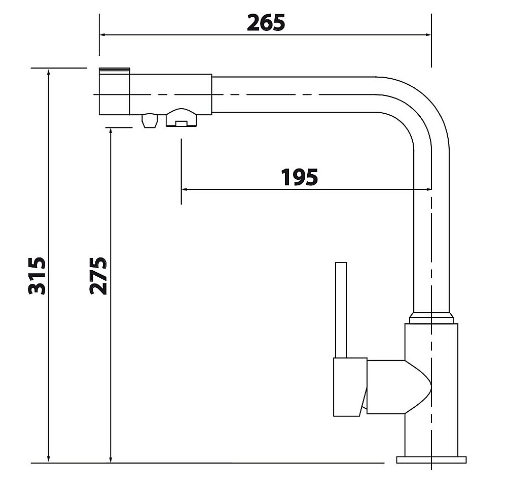 Смеситель для кухни Kaiser Teka 13044-4 купить в интернет-магазине сантехники Sanbest