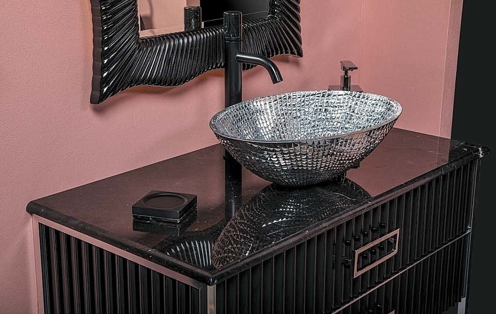 Зеркало Armadi Art Soho черный 70 в ванную от интернет-магазине сантехники Sanbest