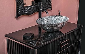 Зеркало Armadi Art Soho черный 70 в ванную от интернет-магазине сантехники Sanbest