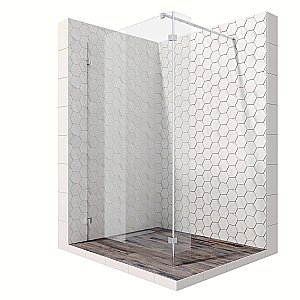 Душевое ограждение Ambassador Waik-in 100x200 15031106 купить в интернет-магазине Sanbest