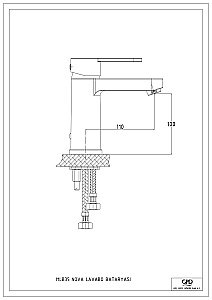Смеситель для раковины GPD NOVA MLB35 купить в интернет-магазине сантехники Sanbest