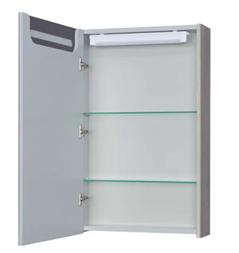 Зеркальный шкаф Акватон Сильва 50 дуб фьорд купить в интернет-магазине сантехники Sanbest