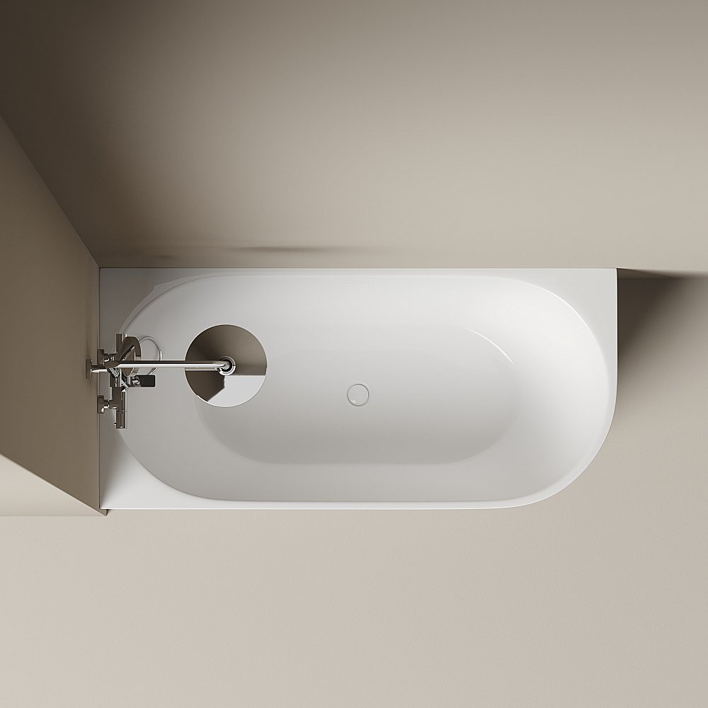 Ванна акриловая Sancos Edge FB23 170х80 белая купить в интернет-магазине Sanbest