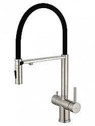 Смеситель для кухни WONZON & WOGHAND WW-88458009-BN брашированный никель купить в интернет-магазине сантехники Sanbest