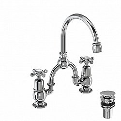 Смеситель для раковины Burlington CL27-QT+W11 купить в интернет-магазине сантехники Sanbest