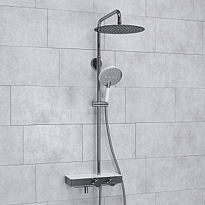 Душевая система WasserKraft Aller SET2658 Thermo хром купить в интернет-магазине сантехники Sanbest