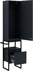 Пенал Allen Brau PRIORITY 40 антрацит матовый для ванной в интернет-магазине сантехники Sanbest