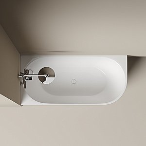 Ванна акриловая Sancos Edge FB23 170х80 белая купить в интернет-магазине Sanbest