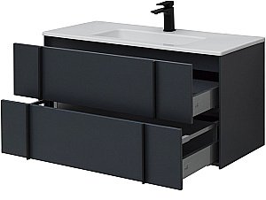 Тумба с раковиной Allen Brau REALITY 1.32008.AM 121 антрацит матовый для ванной в интернет-магазине Sanbest