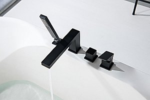 Смеситель для ванны Timo Selene 2130/03Y черный купить в интернет-магазине сантехники Sanbest