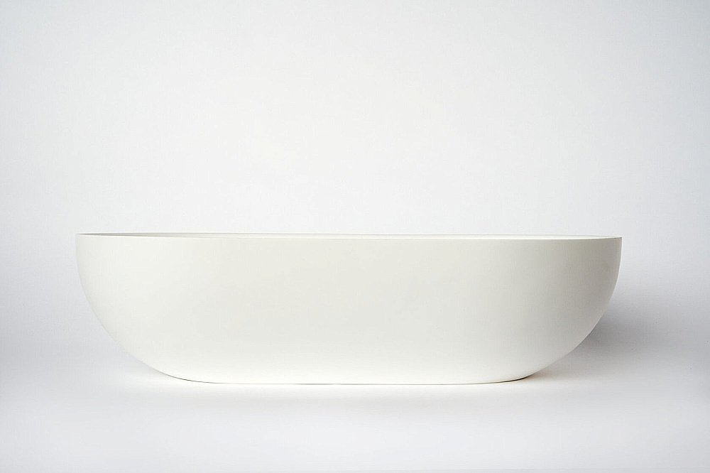 Раковина накладная Montebianco CONCA 20142 белая матовая купить в интернет-магазине Sanbest