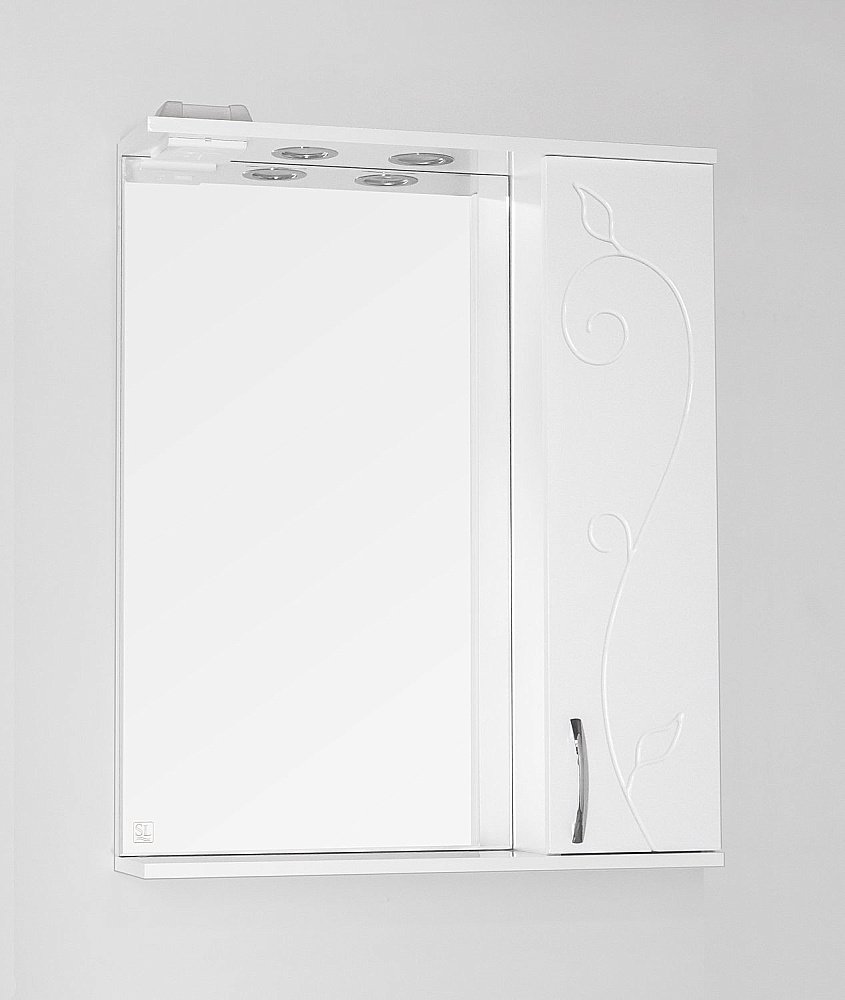 Зеркало со шкафом Style Line Панда 65/С Фьюжн в ванную от интернет-магазине сантехники Sanbest