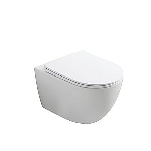 Унитаз подвесной Vincea Globo VT1-74T безободковый, смыв торнадо, с крышкой микролифт, белый купить в интернет-магазине Sanbest