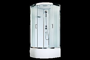 Душевая кабина Royal Bath FATO RB 90CK-М-CH 90 стекло рифленое/профиль хром купить в интернет-магазине Sanbest