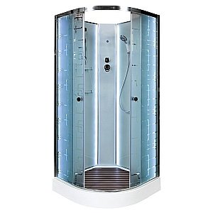 Душевая кабина DTO ЕМ1580 N LED 80х80 купить в интернет-магазине Sanbest