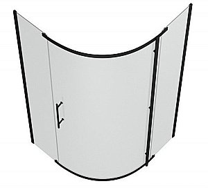 Душевой уголок Bravat BLACKLINE BS090.1110A 90х90 стекло прозрачное/профиль черный купить в интернет-магазине Sanbest