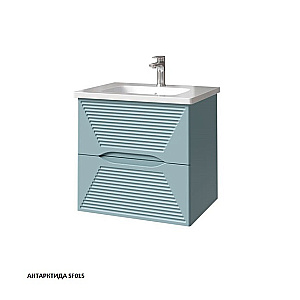 Тумба с раковиной Caprigo Modo-Terza 60 с интегрированной ручкой, цвет на выбор для ванной в интернет-магазине Sanbest