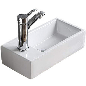Раковина Ceramalux N 41,5 D1043 белая купить в интернет-магазине Sanbest