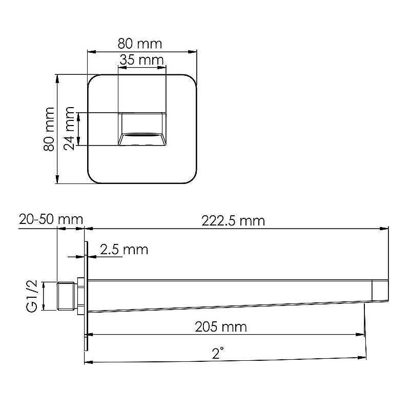 Душевая система WasserKRAFT Schunter 8200 SET2848 золото матовое купить в интернет-магазине сантехники Sanbest