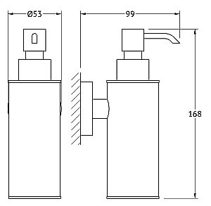 Диспенсер ARTWELLE Harmonie HAR 016 купить в интернет-магазине сантехники Sanbest