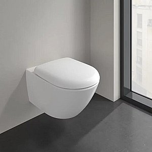 Унитаз подвесной Villeroy&Boch Antao 4674T0R1 альпийский белый, безободковый, слив торнадо купить в интернет-магазине Sanbest