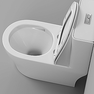 Унитаз моноблок Grossman Classic GR-4488SQ безободковый, с бачком, с крышкой микролифт, смыв торнадо, белый купить в интернет-магазине Sanbest