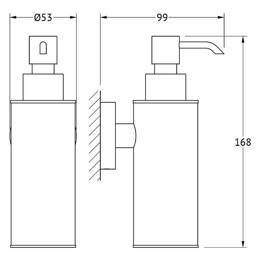 Диспенсер ARTWELLE Harmonie HAR 016 купить в интернет-магазине сантехники Sanbest