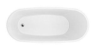 Ванна акриловая Excellent Comfort 2.0 WAEX.CMP2.17WB 175x74 черная, белая купить в интернет-магазине Sanbest