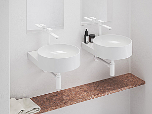 Смеситель для раковины Ravak Eleganta EL 014.11WV BeCool X070415 белый вельвет купить в интернет-магазине сантехники Sanbest