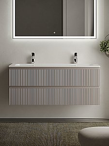 Тумба с раковиной Sancos SNOB R SNR120SM 120 Doha Soft для ванной в интернет-магазине Sanbest