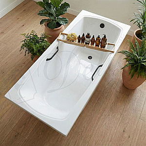 Ванна Delice Veneto DLR330062RB-G 180х75 белая/ручки черные купить в интернет-магазине Sanbest