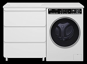 Тумба с раковиной Misty Чегет - 70 П-Чег-01070-01Н3Я (Раковина Эстет Даллас 130) белая для ванной в интернет-магазине Sanbest