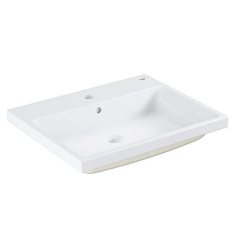 Раковина встраиваемая Grohe Cube Ceramic 60,5 3947900H белая купить в интернет-магазине Sanbest