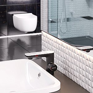 Смеситель для раковины BERGES MORANS 076002 черный матовый купить в интернет-магазине сантехники Sanbest