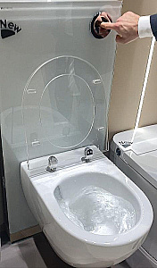 Унитаз подвесной beWash Bogen 88393201 белый глянцевый, безободковый, с крышкой микролифт, слив торнадо купить в интернет-магазине Sanbest
