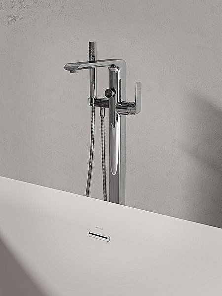 Смеситель для ванны Ravak Flat X070440 хром купить в интернет-магазине сантехники Sanbest