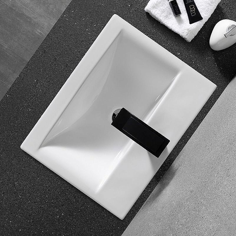 Раковина Ceramalux N 71,5 9393-70 белая купить в интернет-магазине Sanbest