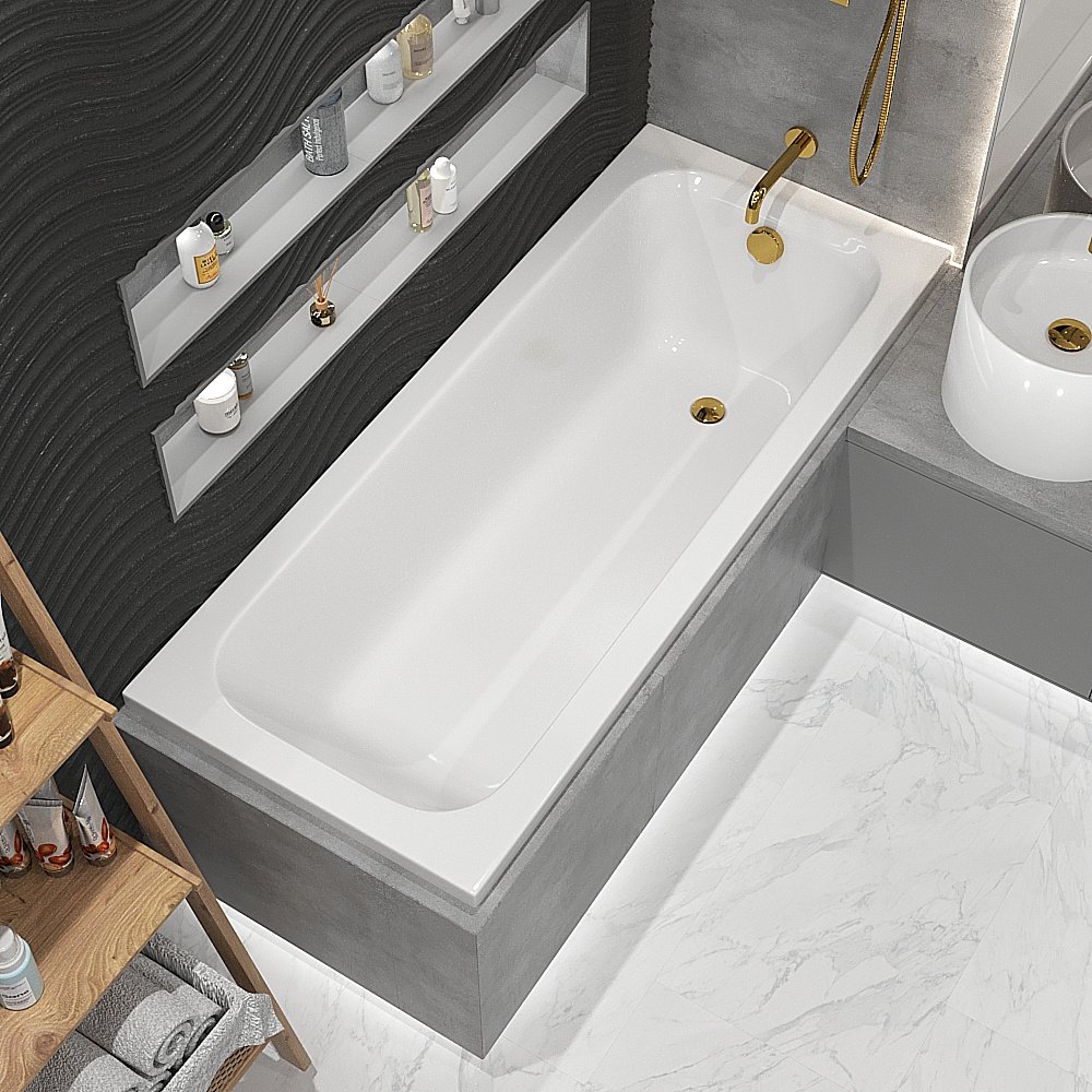 Акриловая ванна WhiteCross Vibe 180x75 0105.180075.100 белая купить в интернет-магазине Sanbest
