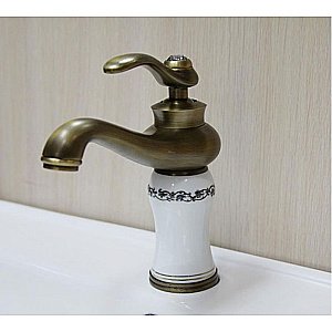 Смеситель для раковины Радомир Аладин 1-27-4-0-0-620 бронза купить в интернет-магазине сантехники Sanbest