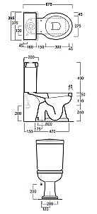Унитаз напольный SIMAS Londra LO931 с бачком, белый купить в интернет-магазине Sanbest